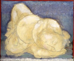 Сплячий суміст, полотно олія, 50х60, 1995 р.