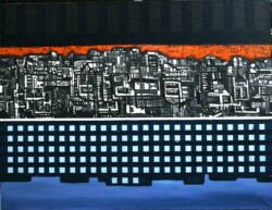 Місто, полотно олія, 100х130, 2009 р.