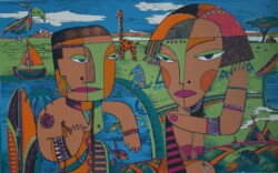 Сафарі, кольоровий шовкодрук, 50х70, 2003 р.