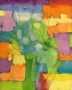 Погляд, полотно олія, 50х40, 2020 р.