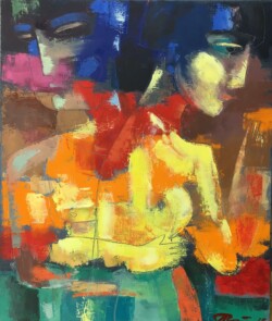 Двоє, полотно олія, 60х80, 2021 р.