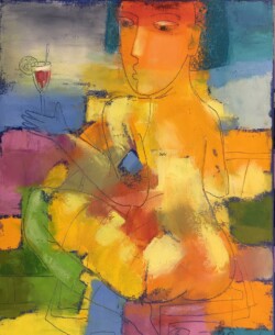 Захід сонця, полотно олія, 50х40, 2023 р.