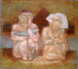 Подарунок вождя, полотно олія, 90х100, 1999 р.