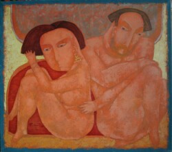 Пляжний мотив, полотно олія, 80х90, 2000 р.