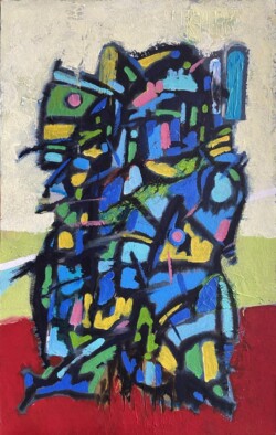 Самурай, картон акрил, 80х60, 2025 р.